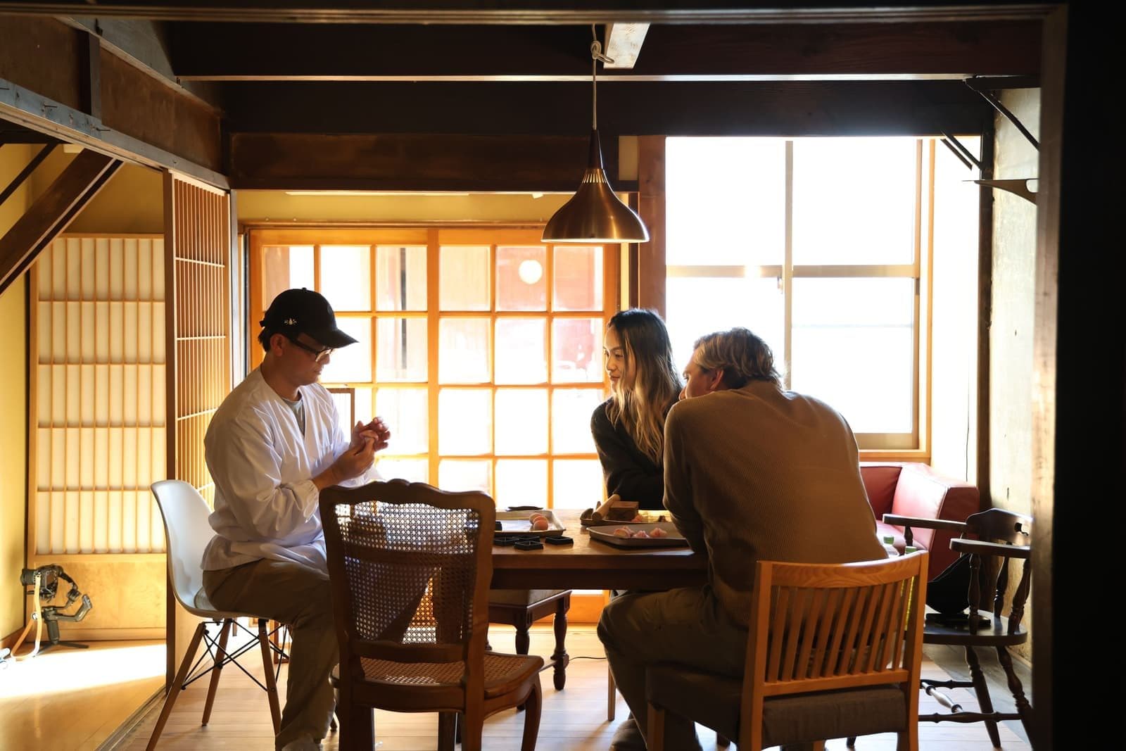 A machiya morning on the old Tōkaidō — private departures can include stays in our restored houses