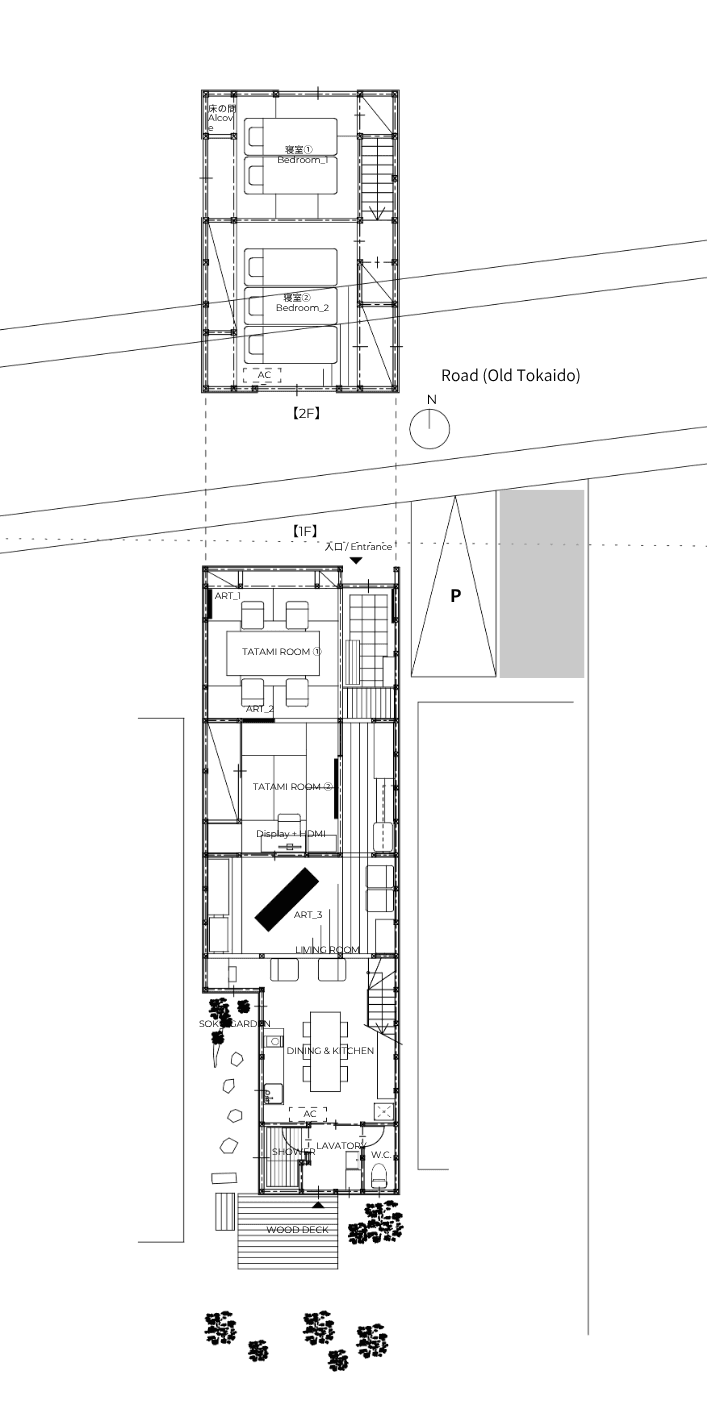 素空庵 間取り・配置図